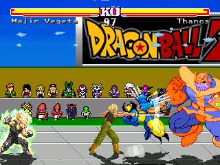 Screenshot do Dragon Ball z vs Capcom