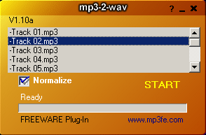 Mp3-2-Wav converter