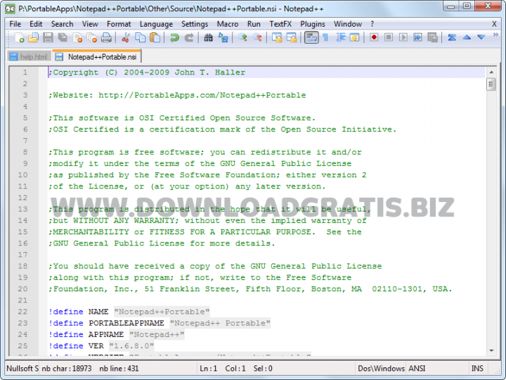 NotepadppPortable